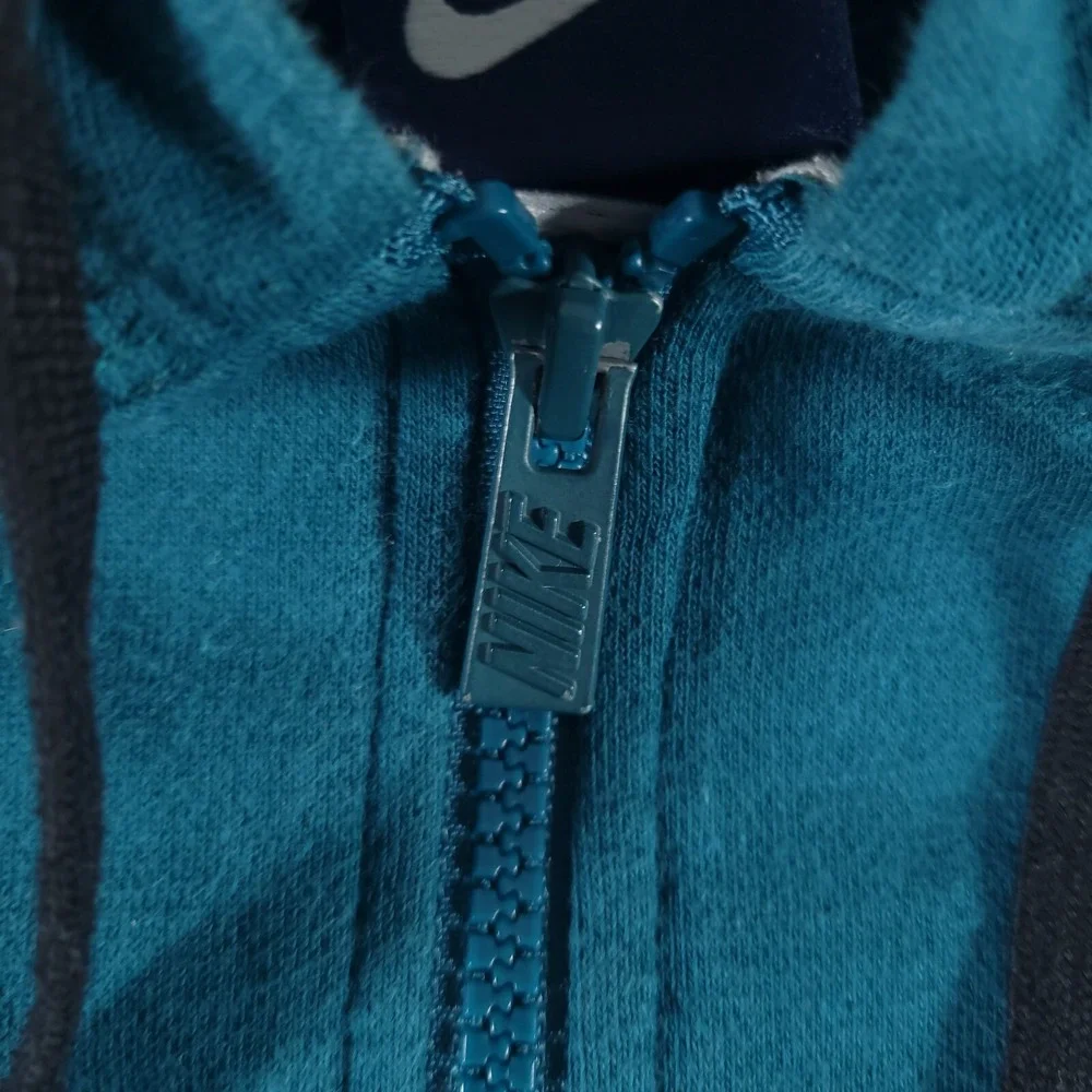 Nike Womens Club Hoodie Size Small Green Outdoors Casual Full Zip 684901